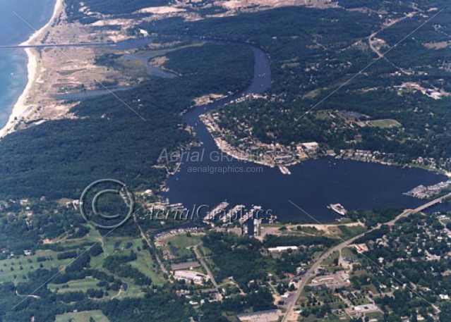 Kalamazoo Lake in Allegan County, Michigan