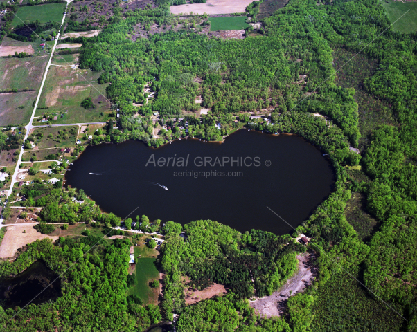 Brady Lake in Mecosta County, Michigan