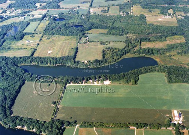 Geneva Lake in Allegan County, Michigan