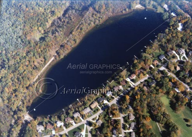Woodpecker Lake in Oakland County, Michigan