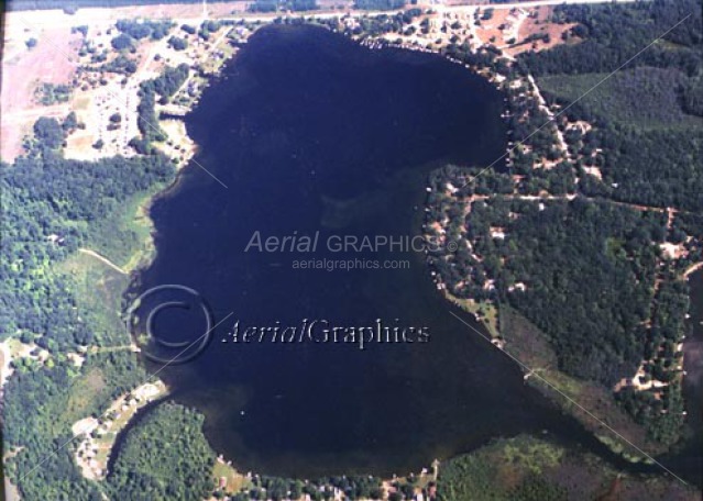 Round Lake in Mecosta County, Michigan