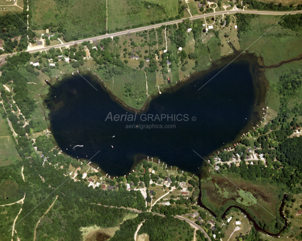 Wolf Lake in Lenawee County, Michigan