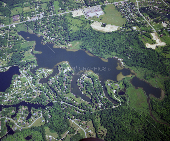 Brendel Lake in Oakland County, Michigan