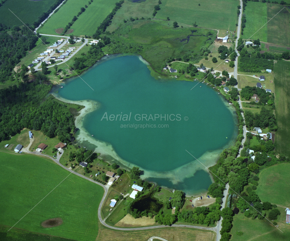 Lake Sixteen in Allegan County, Michigan