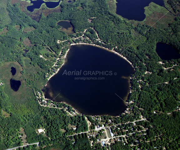 Pretty Lake in Mecosta County, Michigan