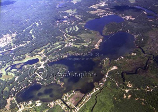 Lake Mescota in Mecosta County, Michigan