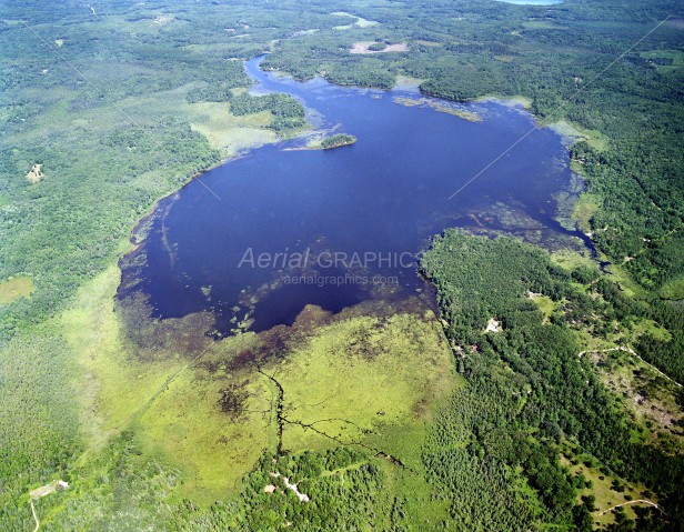 Grass Lake in Montmorency County, Michigan