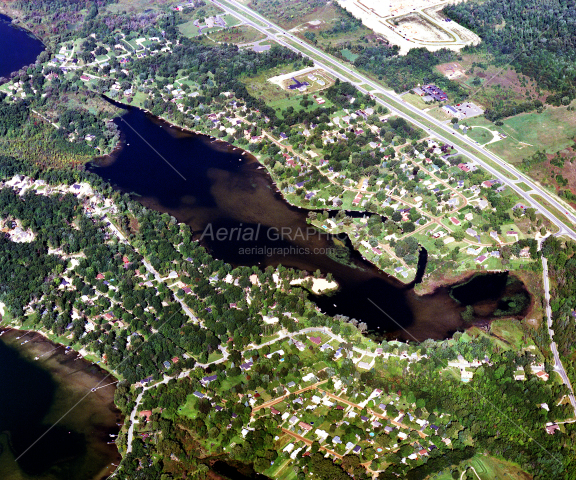 Handy Lake  in Livingston County, Michigan