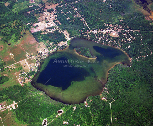 Jewell Lake in Alcona County, Michigan