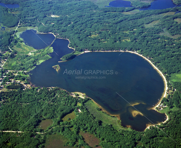 Crooked  Lake in Missaukee County, Michigan