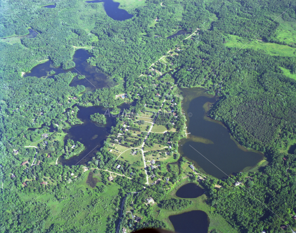 Indian Lake in Oakland County, Michigan