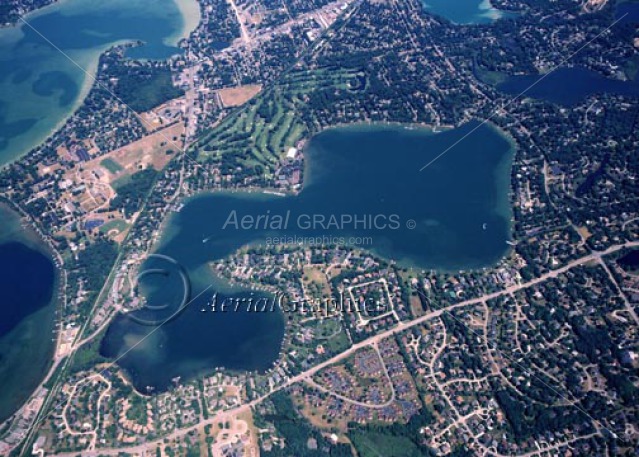 Pine Lake in Oakland County, Michigan