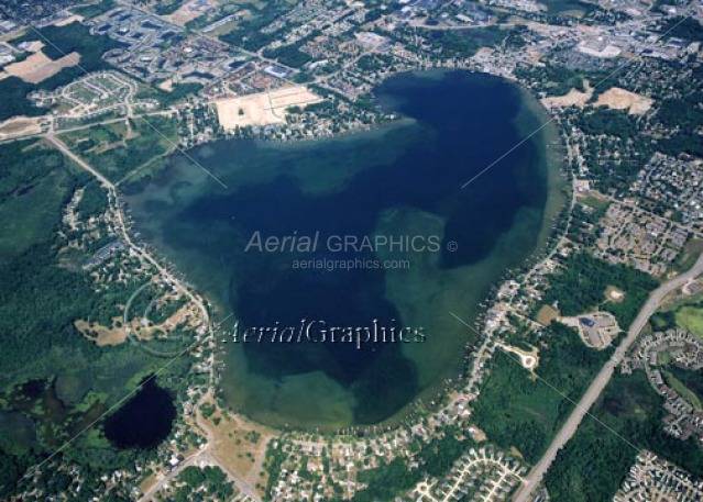 Walled Lake in Oakland County, Michigan