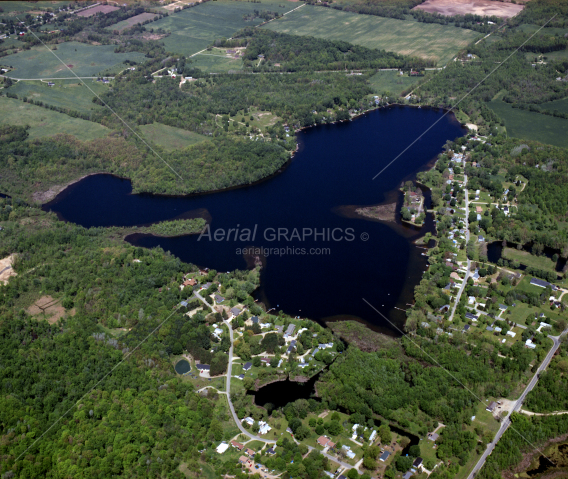 Middle Lake in Barry County, Michigan
