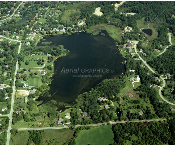 Beach Lake in Livingston County, Michigan
