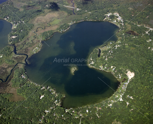 Blue Lake in Mecosta County, Michigan