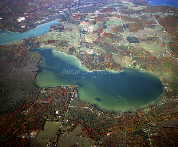 Pickerel Lake in Emmet County, Michigan