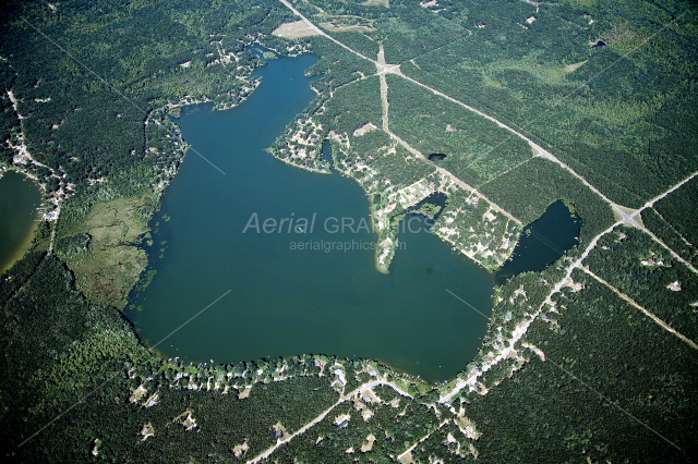 Brooks Lake in Newaygo County, Michigan