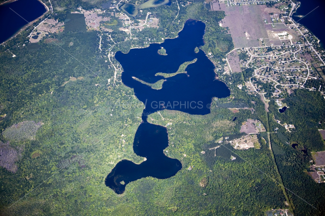 Bass Lake in Grand Traverse County, Michigan