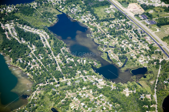 Handy Lake in Livingston County, Michigan