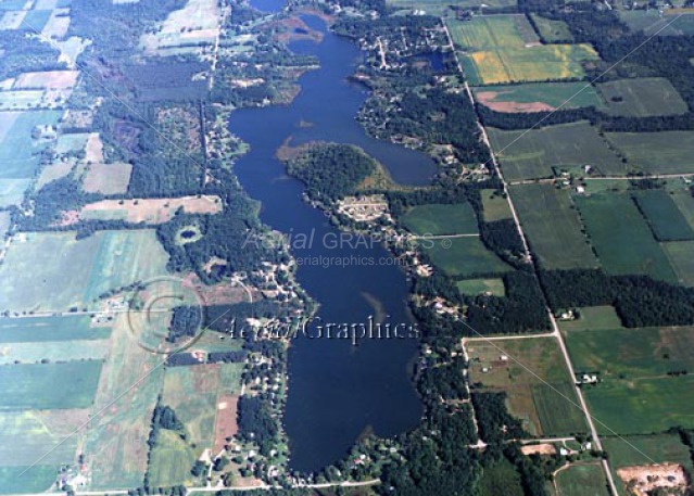 Long Lake in Hillsdale County, Michigan