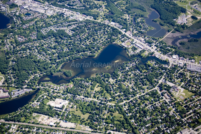 Van Norman Lake in Oakland County, Michigan