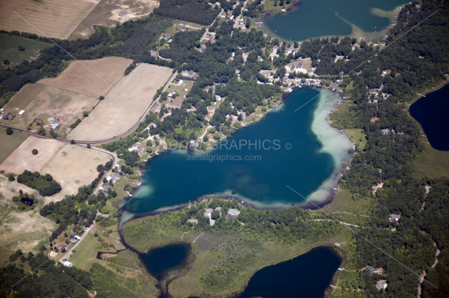 Blue Lake in Kent County, Michigan
