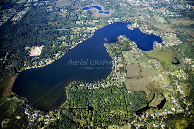 Big Lake in Oakland County, Michigan
