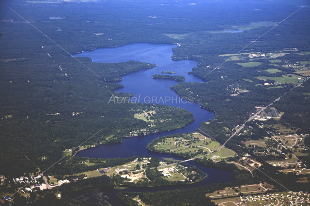 Lake Allegan in Allegan County, Michigan