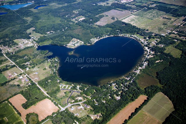 Bass Lake in Kent County, Michigan