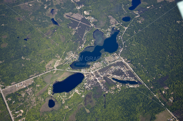 Grass Lake in Clare County, Michigan