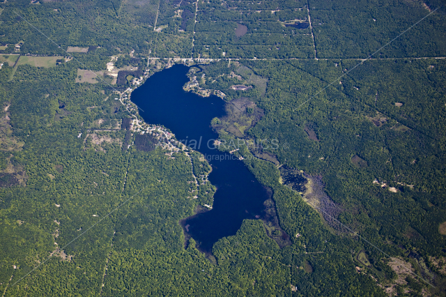 Lily Lake in Clare County, Michigan