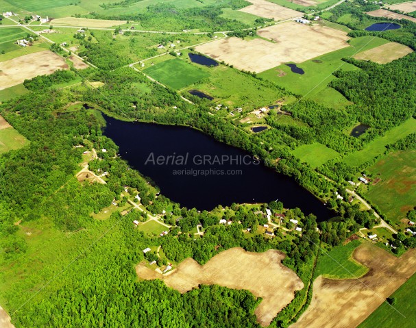 Minkler Lake in Allegan County, Michigan