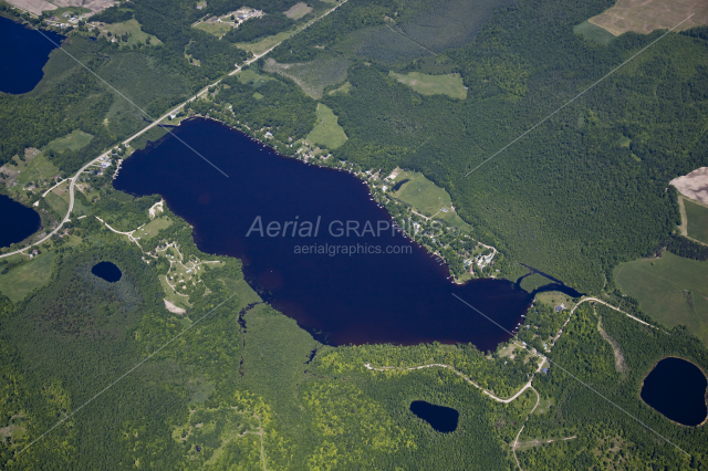 Hardwood Lake in Ogemaw County, Michigan