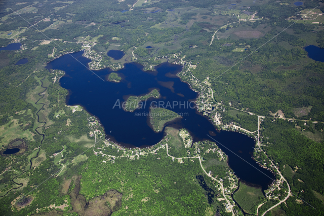 Sage Lake in Ogemaw County, Michigan
