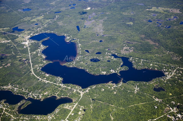 Minnow Lake in Oakland County, Michigan