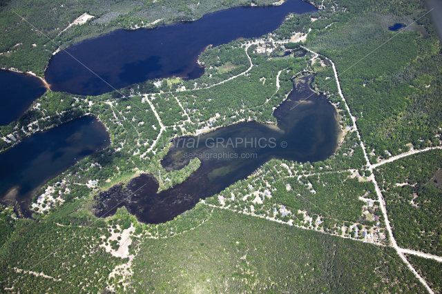 Indian Lake in Iosco County, Michigan