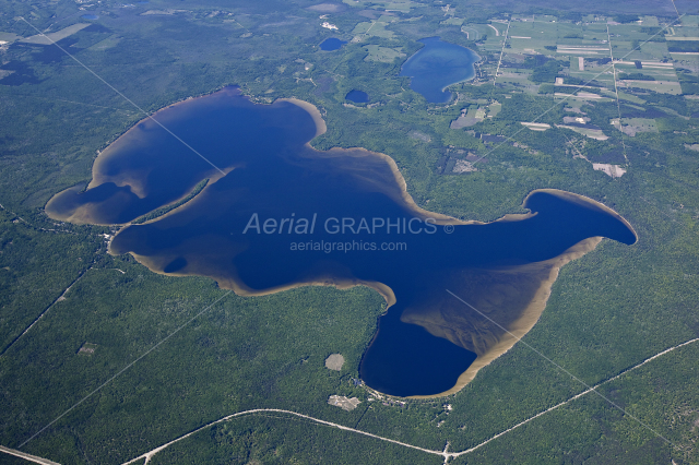 Douglas Lake in Cheboygan County, Michigan