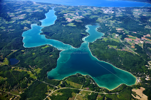 Walloon Lake in Charlevoix County, Michigan