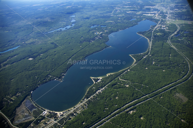 Otsego Lake in Otsego County, Michigan
