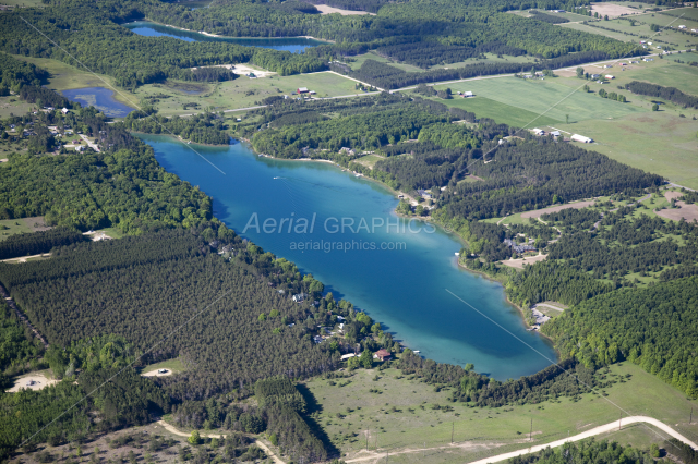 Dixon Lake in Otsego County, Michigan