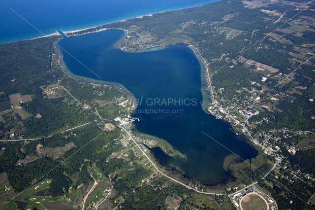 Portage Lake in Manistee County, Michigan