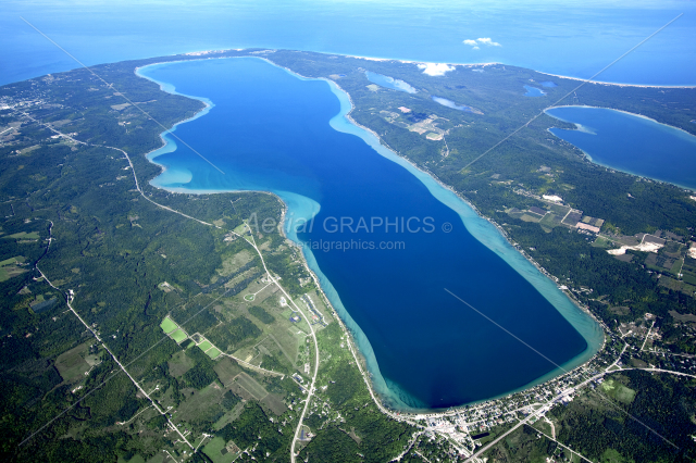 Crystal Lake in Benzie County, Michigan