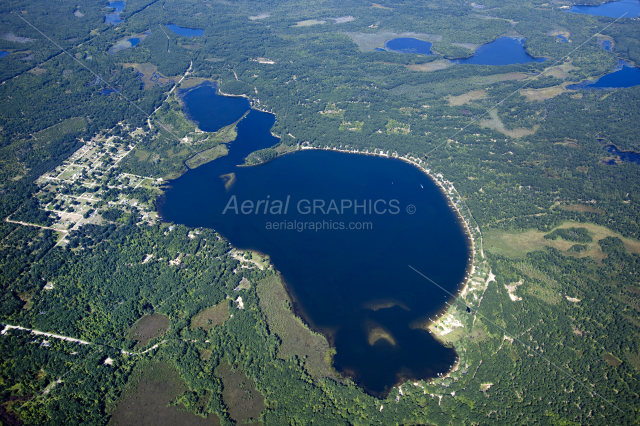 Crooked Lake in Missaukee County, Michigan