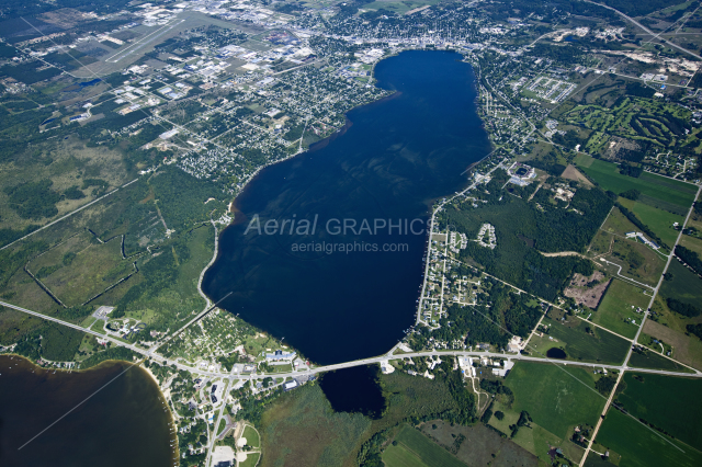 Lake Cadillac in Wexford County, Michigan