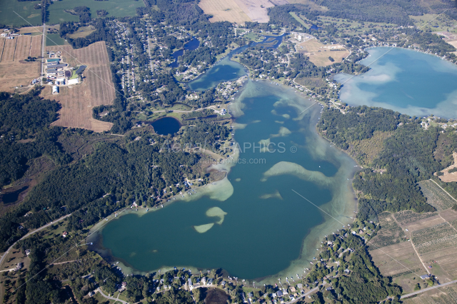 Farwell Lake in Jackson County, Michigan