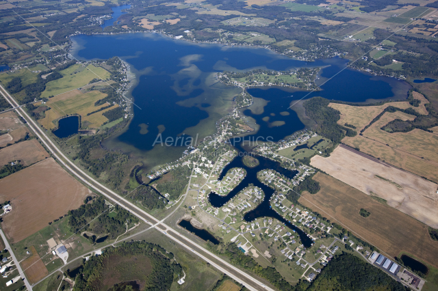 Coldwater Lake in Branch County, Michigan