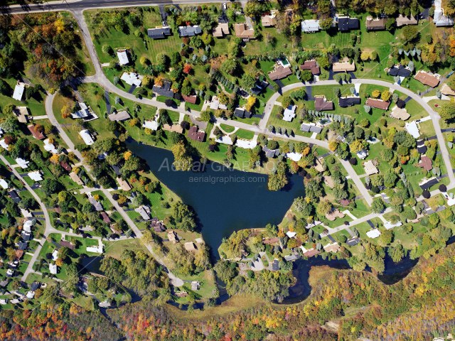 Allen Lake in Oakland County, Michigan