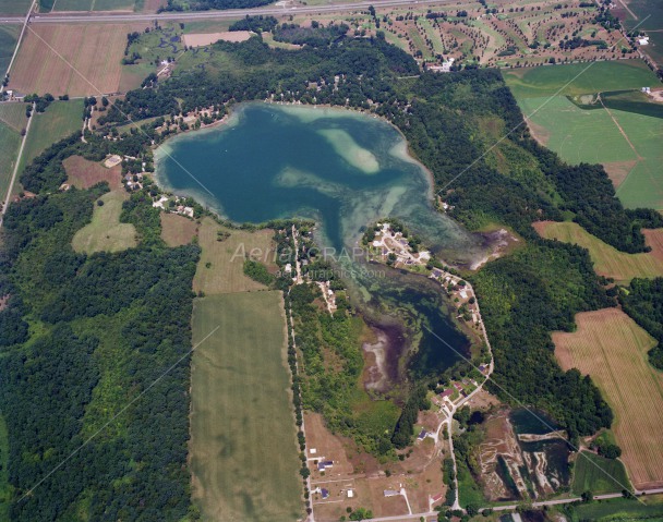 Cedar Lake in LaGrange County, Michigan