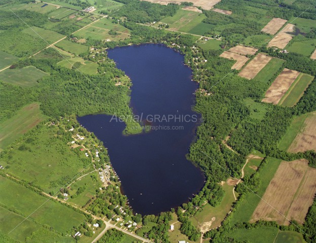 Duck Lake in Allegan County, Michigan